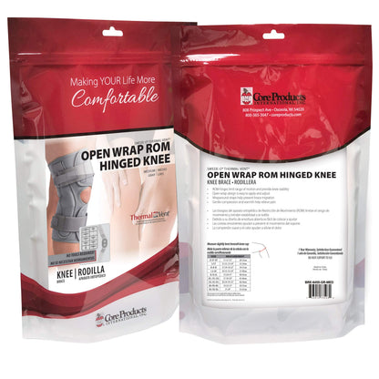 Swede-O Thermal Vent Open Wrap ROM Hinged Knee Brace - Medium
