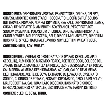 Knorr Professional Soup du Jour New England Clam Chowder Soup Mix No added MSG, 0g Trans Fat per Serving, Just Add Water, 27 oz, Pack of 4