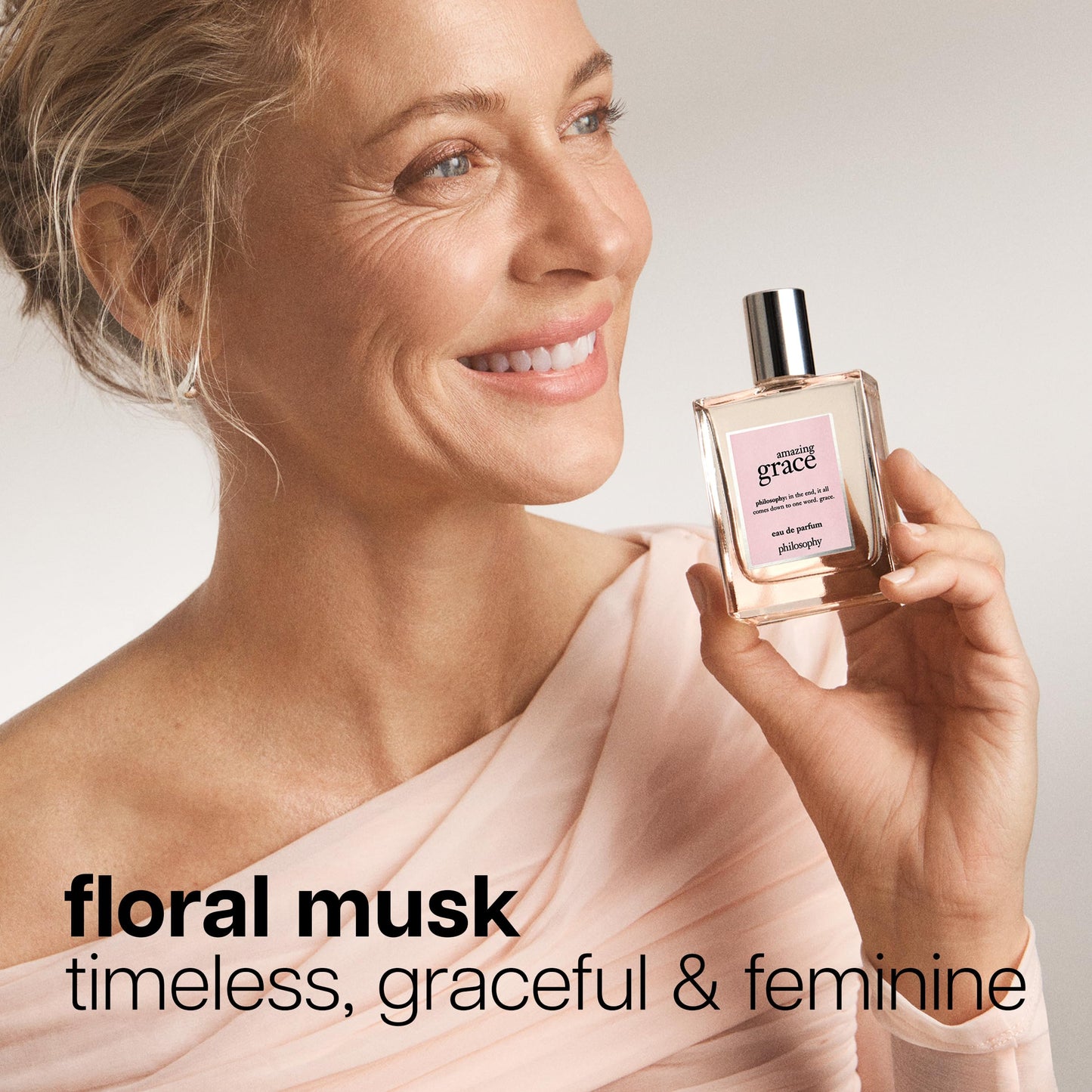 philosophy amazing grace eau de parfum - clean & floral women's perfume - with notes of bergamot, lily of the valley & musk - long lasting fragrance - 2 fl oz