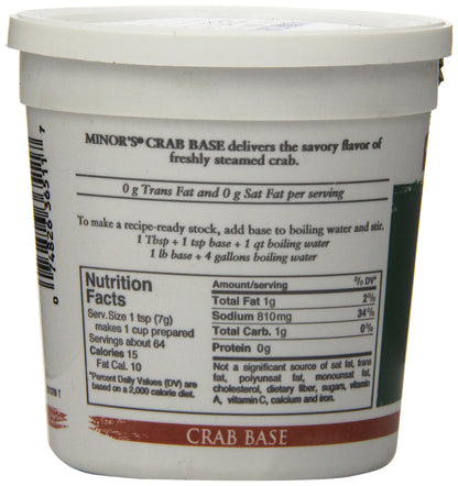 Minor's Crab Base, 16 Ounce
