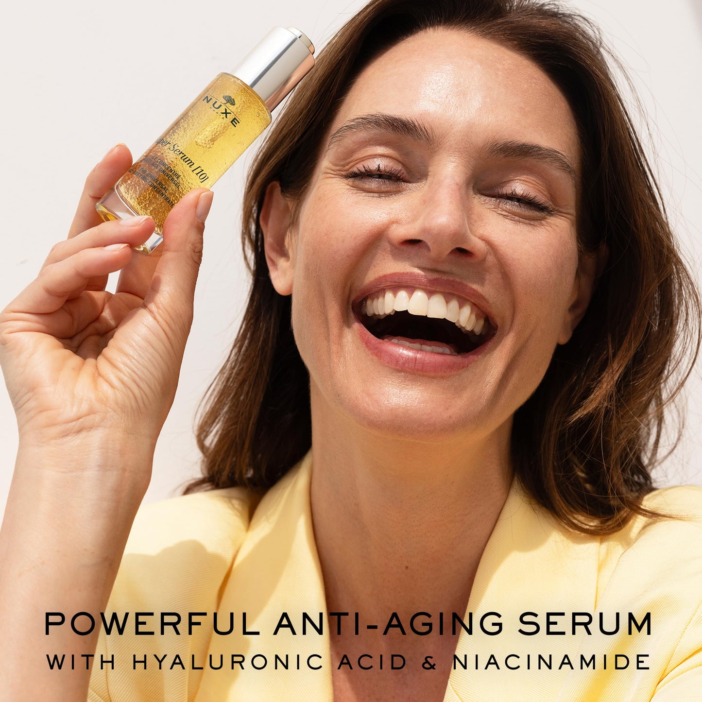 NUXE Super Serum, Universal Age-Defying Concentrate with Hyaluronic Acid and Botanical Oils, Anti-Aging Facial Serum