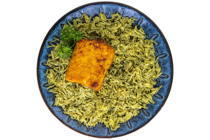 Sadaf Sabzi Polo - Herb Basmati Rice Mix - Traditional Middle Eastern Meal - Arroz Basmati Mix - Authentic Persian Cuisine - Kosher - 12 Oz