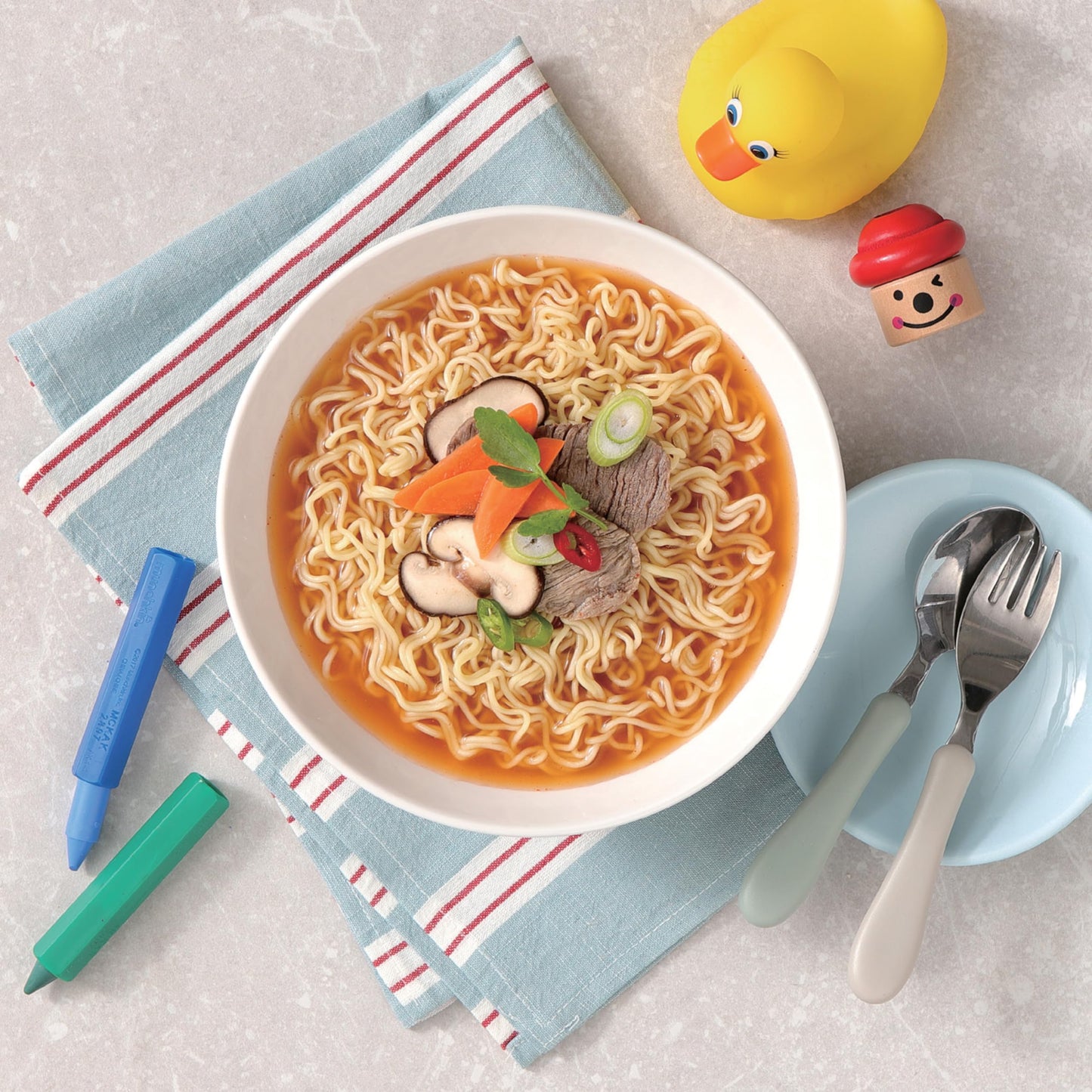 OTOKI Snack Ramen Bowl, 6 x 90g – Mild Noodle Ramen Soup, Perfectly Chewy Noodles, Quick 2-Minute Preparation