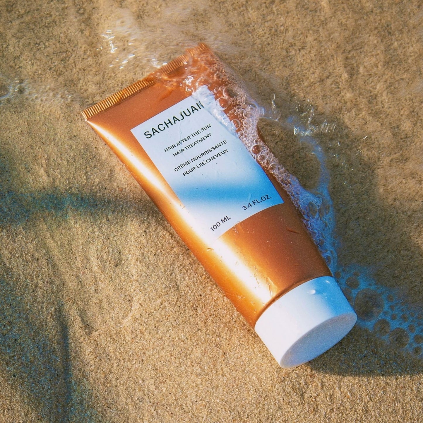 SACHAJUAN Hair After The Sun | Leave-In Treatment to Replenish Moisture & Shine | Helps Reduce Dryness from Sun, Saltwater & Chlorine | Lightweight Conditioning Care | Vegan | 3.4 oz