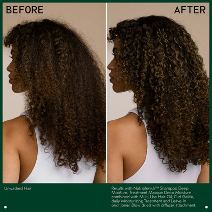 Aveda Nutriplenish Treatment Masque Deep Moisture | Intense Deep Conditioning Mask for Medium to Thick Dry Hair | Organic Pomegranate Oil, Coconut Oil, Mango Butter | 96% Naturally Derived*
