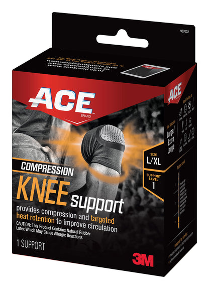 ACE Compression Knee Support, Large/X-Large,907002