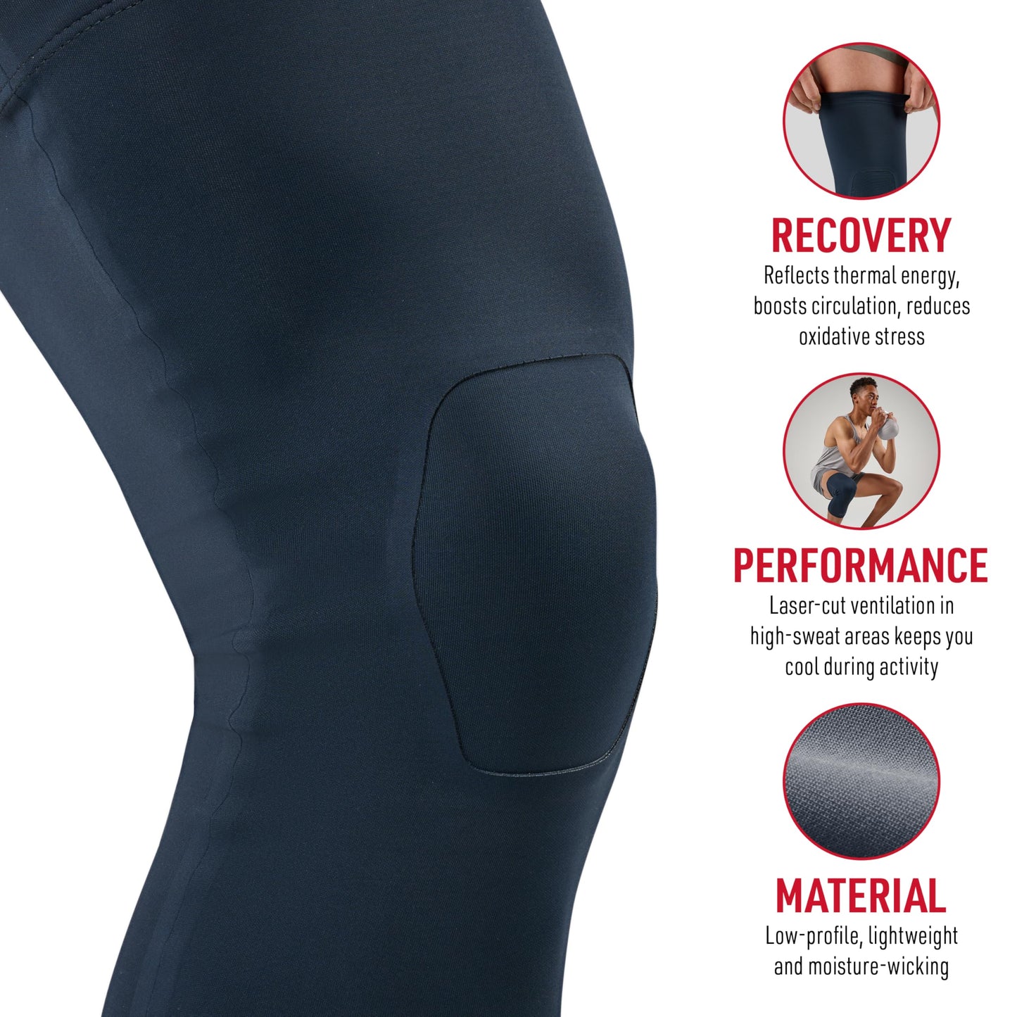 McDavid Infused Therapy Buttersoft Knee Sleeve