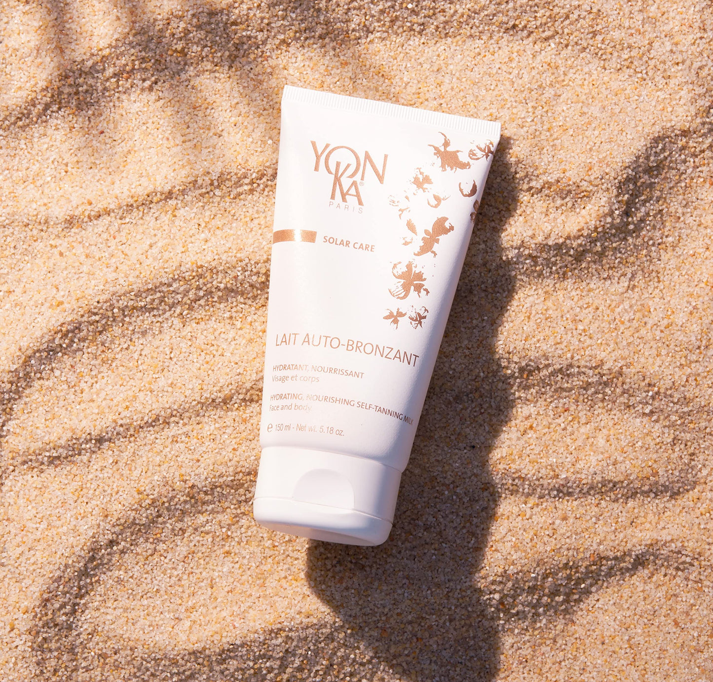Yon-Ka Lightweight Self Tanning Body Lotion, Buildable Coverage for Natural Sunkissed Glow, Anti-Aging Antioxidant Serum with Vitamin E, 100% Natural Self Tanning Active, Vegan, 5.18 Oz/150ml