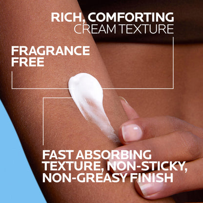 La Roche-Posay Lipikar AP+MAX Triple Repair Moisturizing Body Cream | Face & Body Lotion for Dry Skin with Shea Butter & Niacinamide | Gentle Moisturizer for Very Dry, Rough & Sensitive Skin