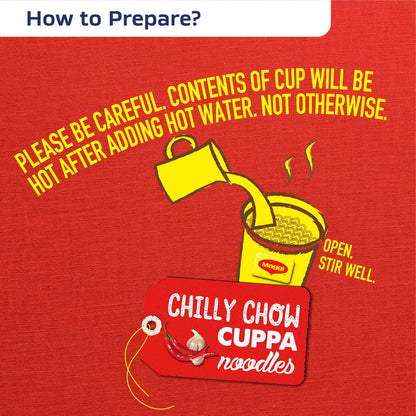 Nestle; MAGGI Cuppa Noodles Chilli Chow & 70g Cup