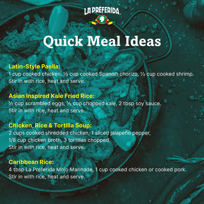 La Preferida Boxed Spanish Rice (Fluffy Mexican-Style Rice with Bell Peppers) – Ready in 15 Minutes. A Quick Side Dish for Any Meal. Vegan & Vegetarian-Friendly, 5.25 oz. (Pack of 12)