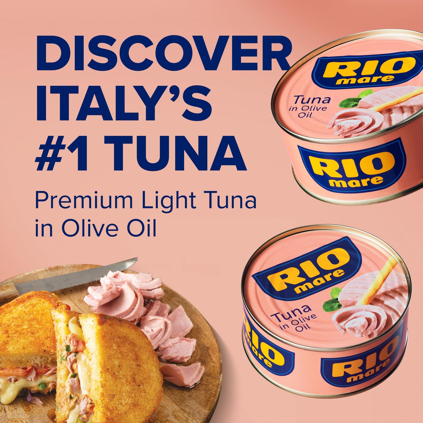 Rio Mare Solid Light Skipjack Tuna in Olive Oil, 5.6 Ounce Can (Pack of 12), Italy's No.1 Tuna Brand, Wild Caught, High Protein Canned Tuna
