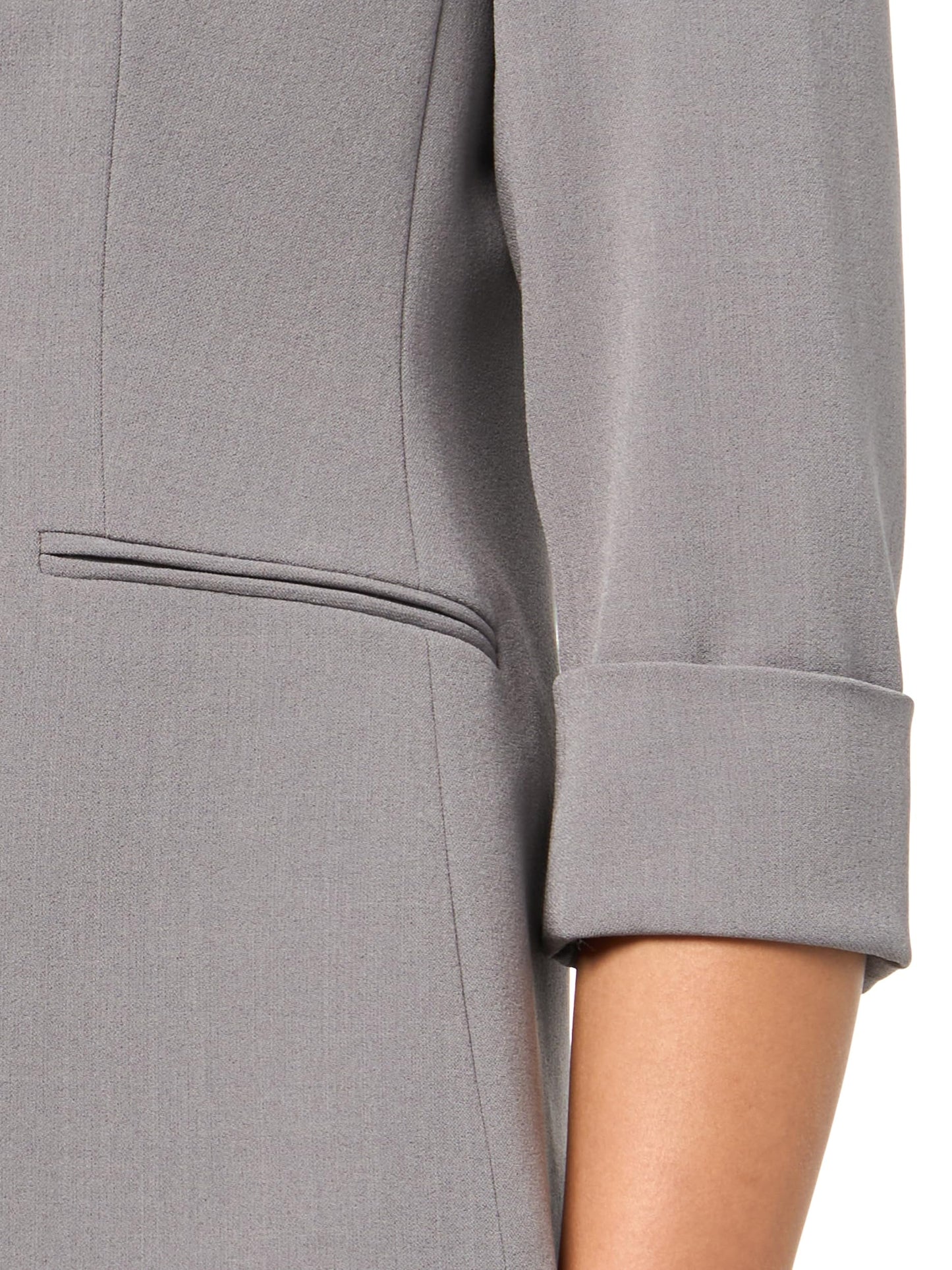Kasper Women's Crepe 1 Bttn Notch Collar Jkt W/Rolled