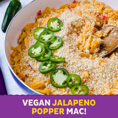 Annie's Vegan Mac and Cheddar Flavor Pasta and Sauce, Organic, Plant Based, Dinner Side or Snacks, 6 oz