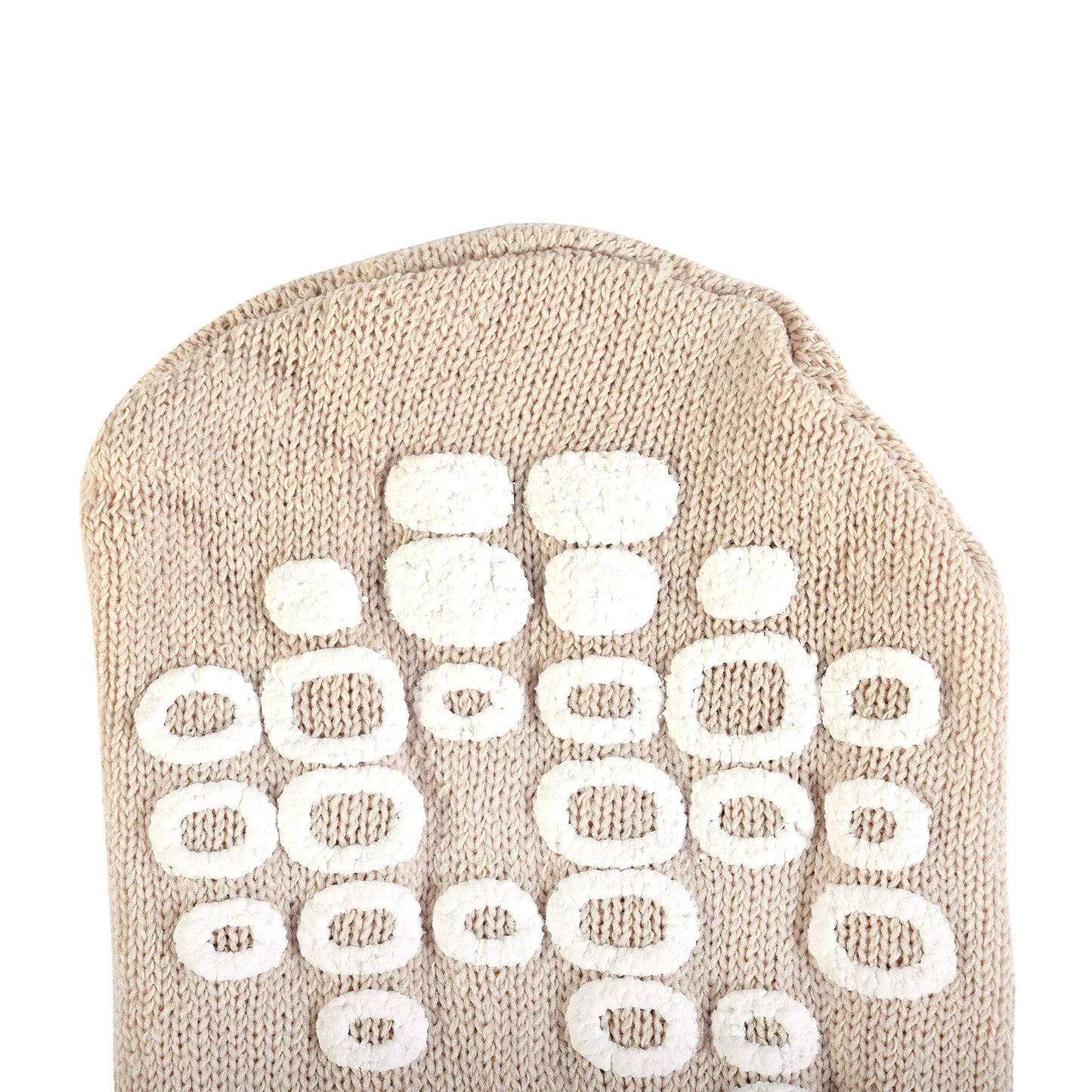 Cardinal Health 58125-TAN Terry in Single Tread Patient Safety Slippers, Tan, Large, Case of 48 Pairs
