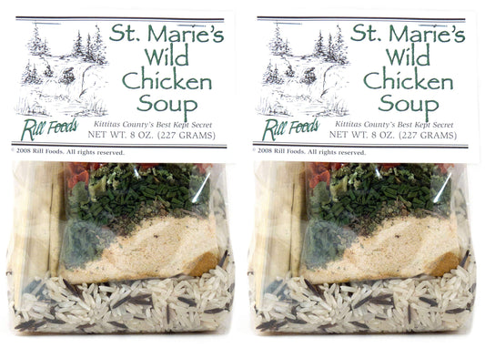 Rill Foods St. Marie's Wild Chicken Soup Mix 8 oz each (2-Pack)