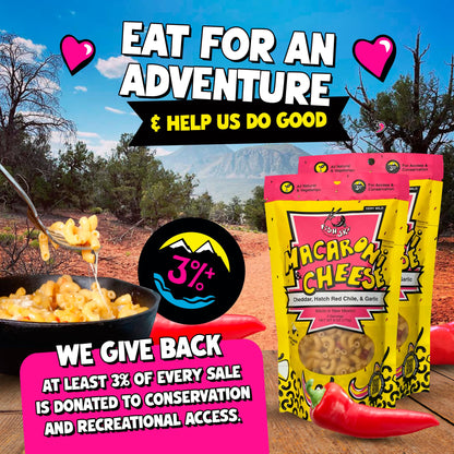 Fishski Easy Prepare New Mexico Hatch Red Chile Macaroni and Cheese with Cheddar (2 x 6oz Packs) 170g Each