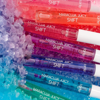 tarte maracuja juicy lip & cheek shift – pH-Powered Lip Gloss Balm with Vitamin E & Hyaluronic Acid for Smooth, Moisturized Lips & Cheek Tint Blush, Vegan & Cruelty-Free