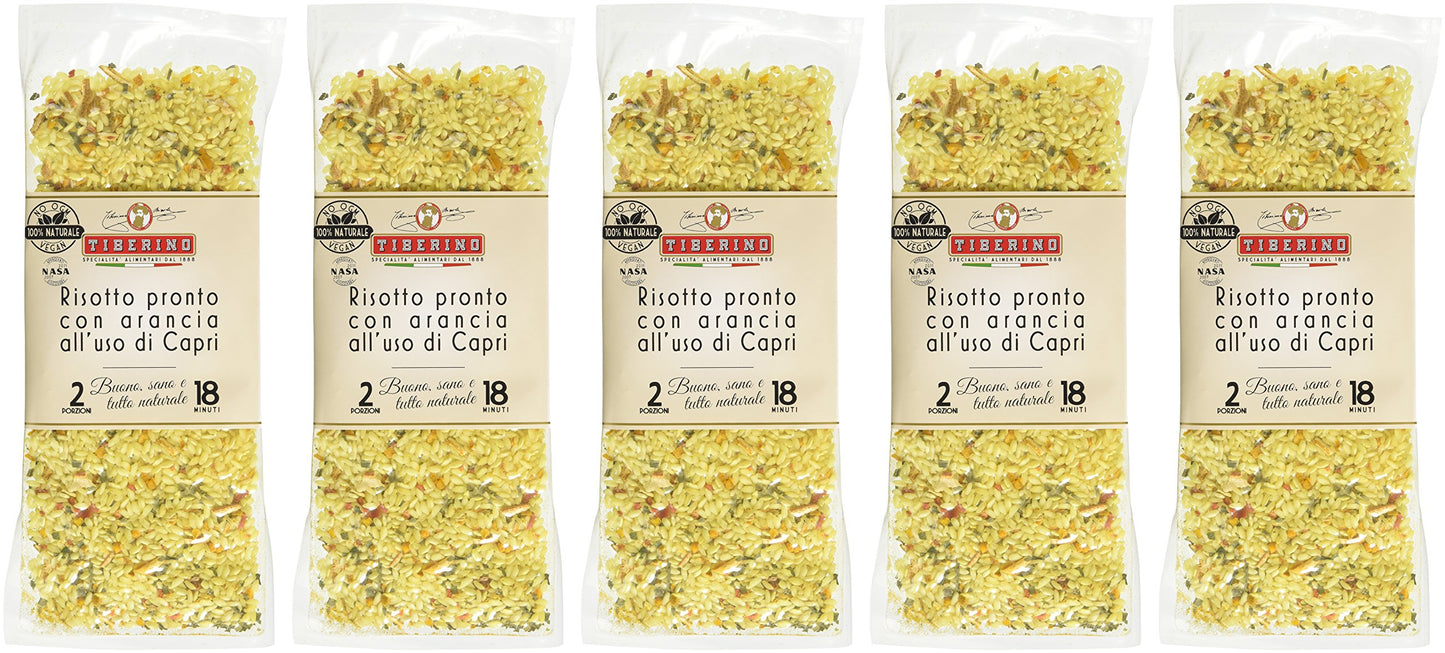 Tiberino's Real Italian Meals - Risotto Amalfi with Orange Zest