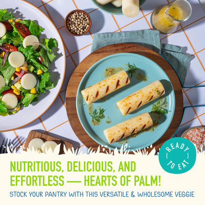 Natural Heaven Whole Hearts of Palm – Crisp, Fresh & Ready to Eat, Low Carb, Keto & Vegan Friendly, Perfect for Salads & Healthy Recipes
