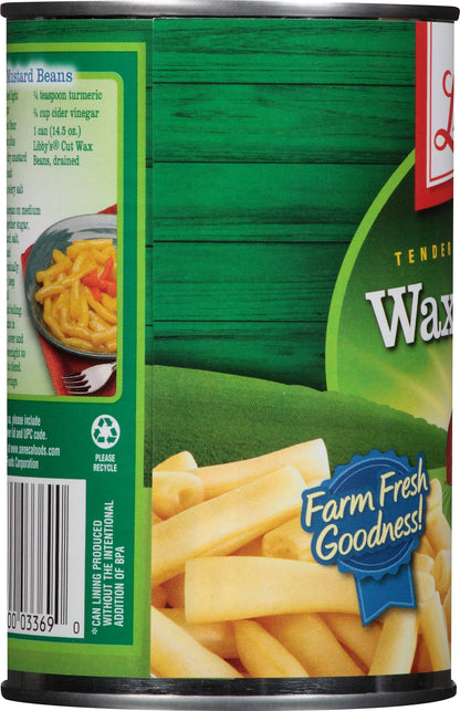 Libby's Cut Wax Beans, 14.5 Ounce (Pack of 12)