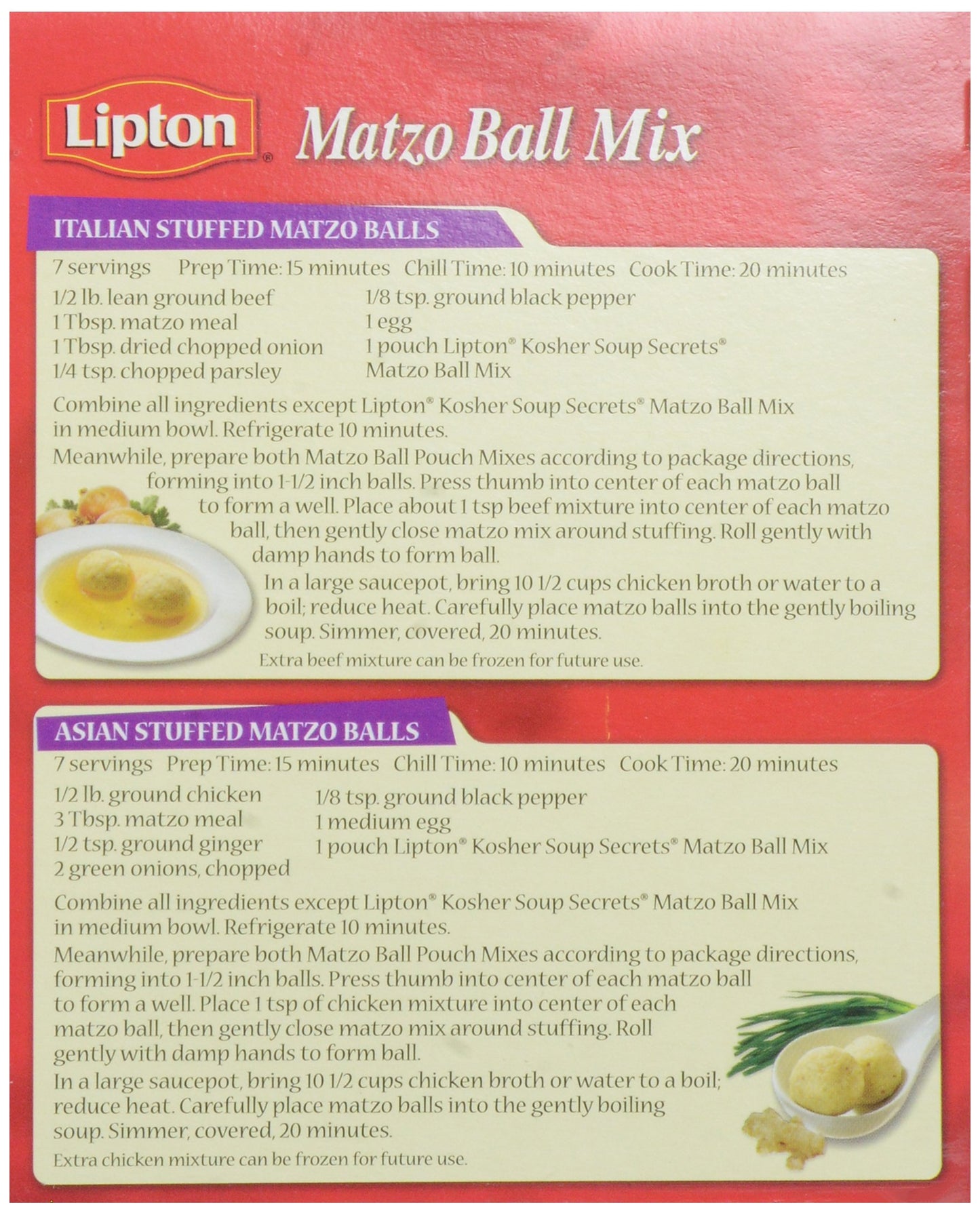 Lipton, Soup Mix Matzo Ball, 4.5 oz