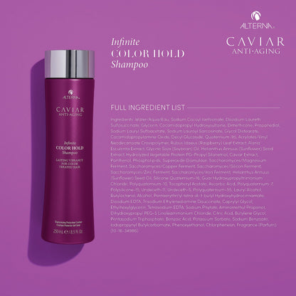 CAVIAR Anti-Aging Infinite Color Hold Shampoo | For Color Treated Hair | Minimizes Color Fade | Sulfate Free
