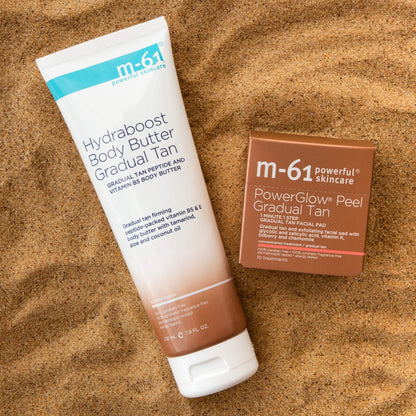 m-61 Hydraboost Gradual Tan Body Butter | Unscented, Hydrating, Firming Body Lotion For A Streak-Free, Self-Tan Glow. Formulated With Vitamin E, Aloe, and Coconut Oil - 7.8 Fl Oz