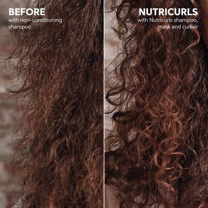 Wella Professionals Nutricurls Curlixir Balm | Defining Leave-in Cream for Curls | Intense Nourishment | Soft Hold & 24H Curl Definition | 5.07 Fl Oz