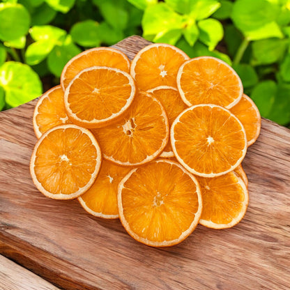 Utama Dehydrated Orange Slices - 30+ Dried Citrus Wheels for Cocktails, Garnishes, Crafts, and Decorations - MADE IN THE USA