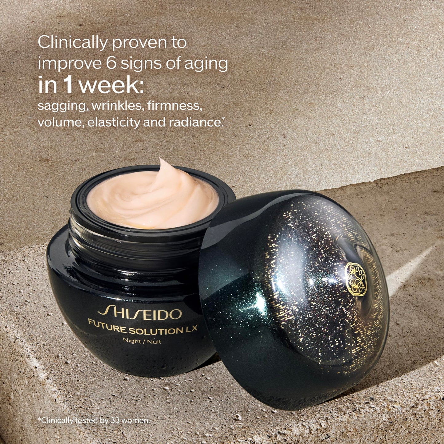 Shiseido Future Solution LX Total Regenerating Cream - 50 mL - Anti-Aging Night Moisturizer - Visibly Firms, Plumps, and Smooths - Non-Comedogenic