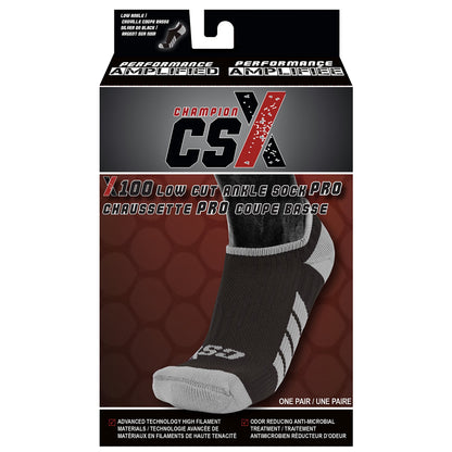 CSX Ankle Socks, Arch Support Compression, Men and Women Low Cut Fi