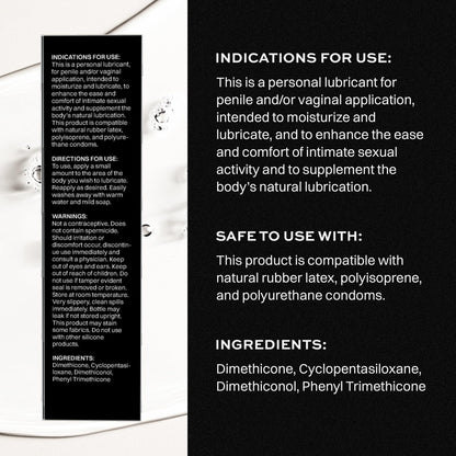 Wet Platinum Silicone-Based Personal Lubricant | Ultra Smooth, Super Slick, Hypoallergenic, Long-Lasting Performance, Waterproof Formula| Lube for Men, Women & Couples, 4.2 fl oz