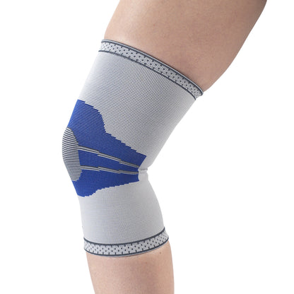 Champion Elastic Knee Support Compression Sleeve, Gray, Small