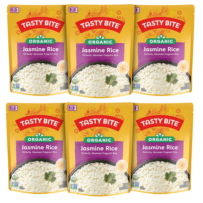 Tasty Bite Jasmine Rice, Microwaveable Cooked Rice, 8.8 Ounce (Pack of 12)