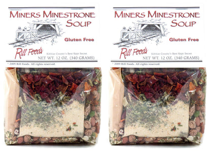 Rill Foods Miners Minestrone Soup Mix 11 oz each (2-Pack)