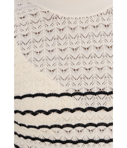 Sanctuary Forever Striped Mock Neck