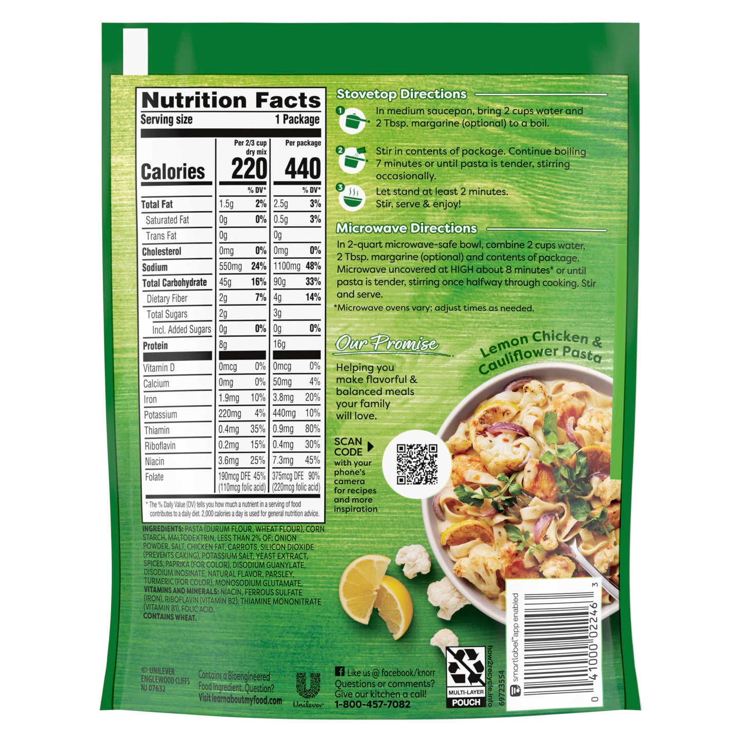Knorr Pasta Sides Chicken Fettuccine For Delicious Quick Pasta Side Dishes 4.3 oz