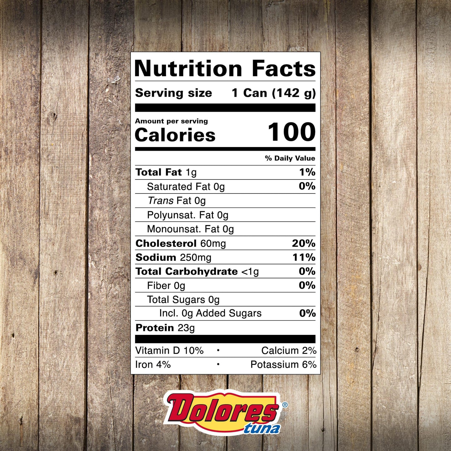 Dolores Tuna Chunk Light Yellowfin Tuna in Water, 5 oz Can (Pack of 24) – Mild Flavor, Flaky Texture, Ready-to-Eat Protein