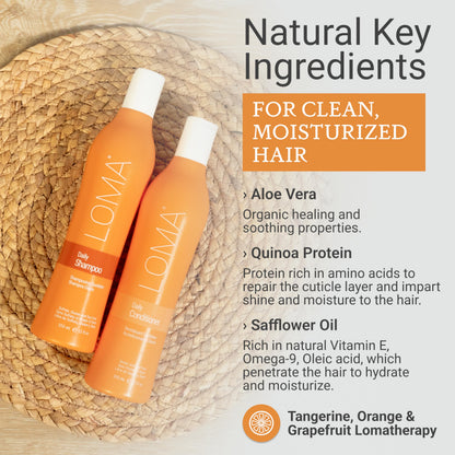 Loma Hair Care Daily Duo: Shampoo and Conditioner
