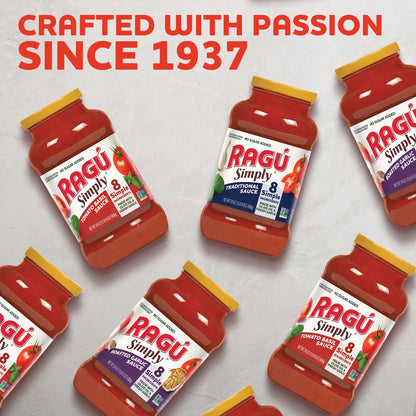RAGÚ Simply Roasted Garlic Pasta Sauce, 24 oz (Pack of 6)