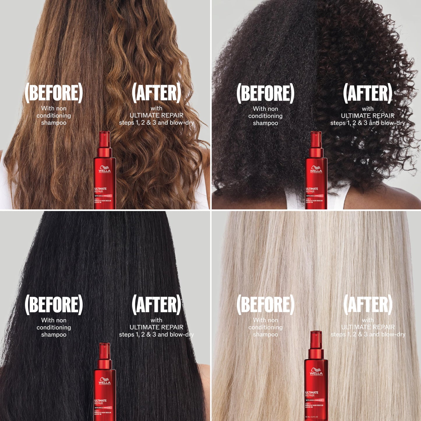 Wella Professionals ULTIMATE REPAIR Miracle Hair Rescue for Damaged Hair | Luxury Leave-In Treatment | Instant, Long-Lasting Repair & Protection in 90 Seconds | All Hair Types - Packaging May Vary