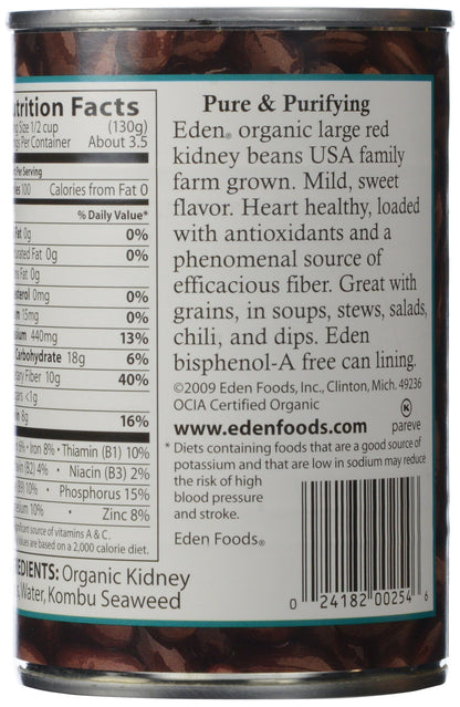 Eden Organic Kidney Beans - 15 oz. can