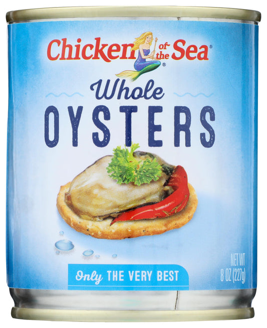 Chicken of the Sea Whole Oysters, Great for Recipes, 8-Ounce Cans (Pack of 1)