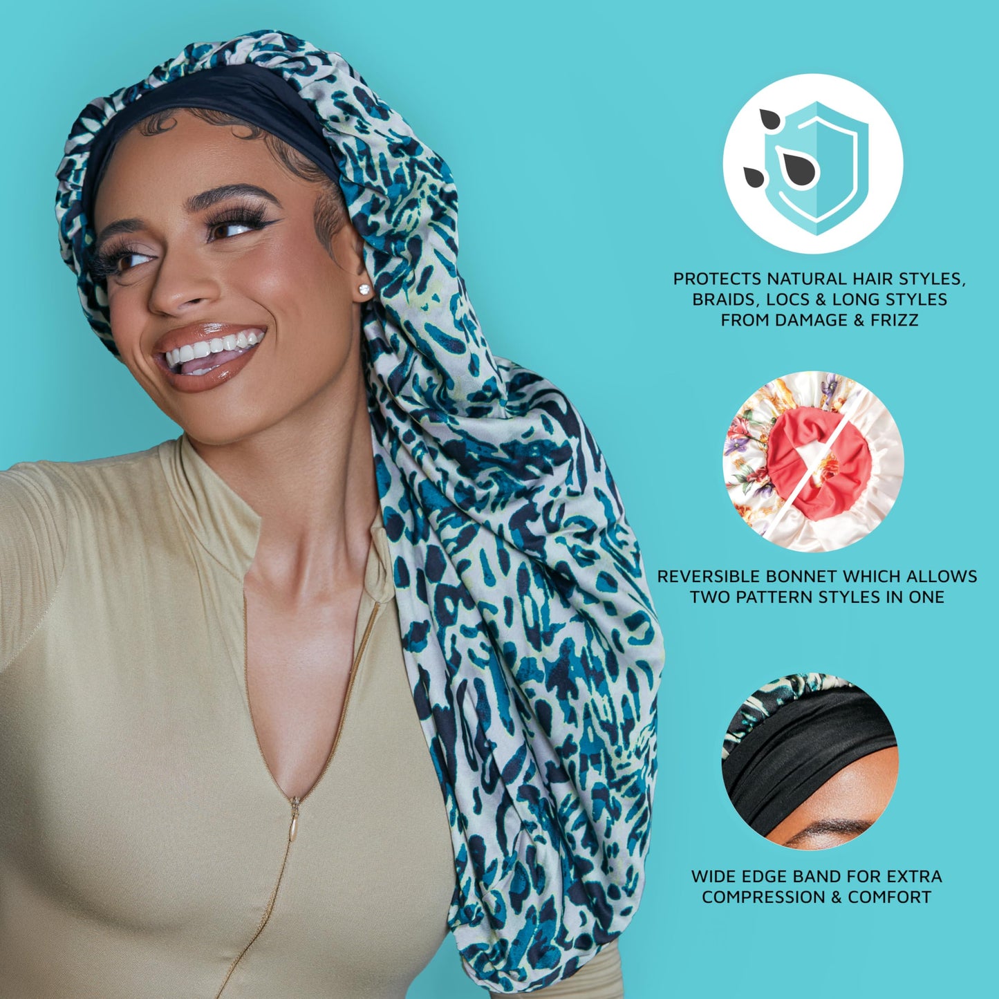 Reversible Hair Bonnet