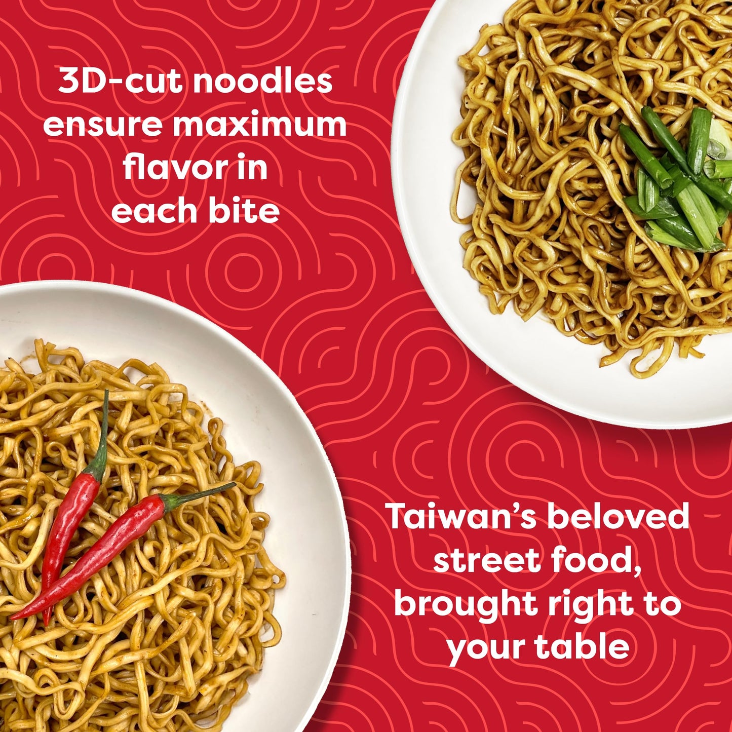 A-Sha Meteor Noodle with Danzai Sauce, 12 Packs, Gourmet Asian Taiwanese Healthy Instant Ramen Noodles