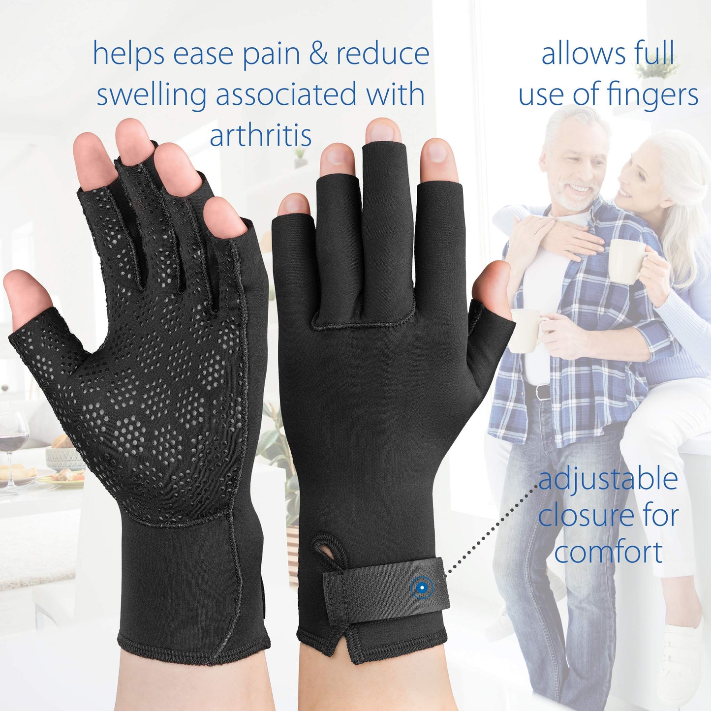 Swede-O Thermal Arthritic Gloves, Pair - Large