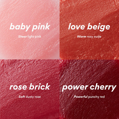 innisfree Dewy Tint Lip Balm with Hyaluronic Acid & Ceramides, Korean Hydrating Tinted Balm, Sheer Lipstick Available in 4 Shades