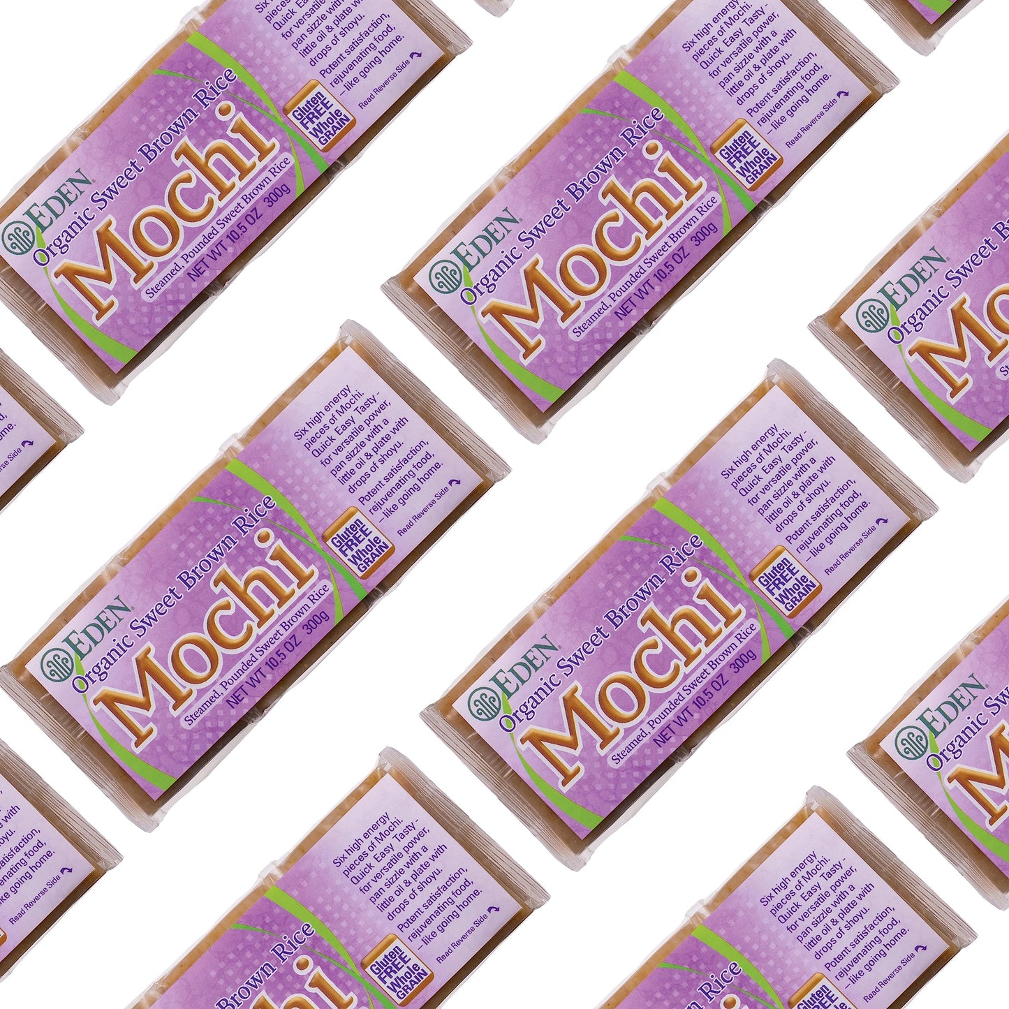 EDEN FOODS Organic Sweet Brown Rice Mochi, 10.5 OZ