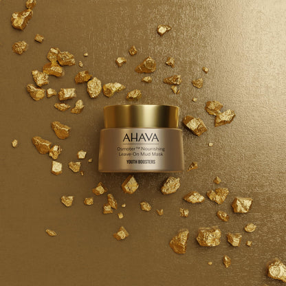 AHAVA Osmoter, Nourishing Leave-On Mud Mask 50ml – Hydrating & Purifying Face Mask with Dead Sea Minerals, Dead Sea Mud & Sea Buckthorn Oil – Restores Skin Barrier & Revives Glow